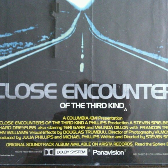 Movie Poster Film Close Encounters of The Third Kind Original Steven Spielberg - Picture 7 of 16